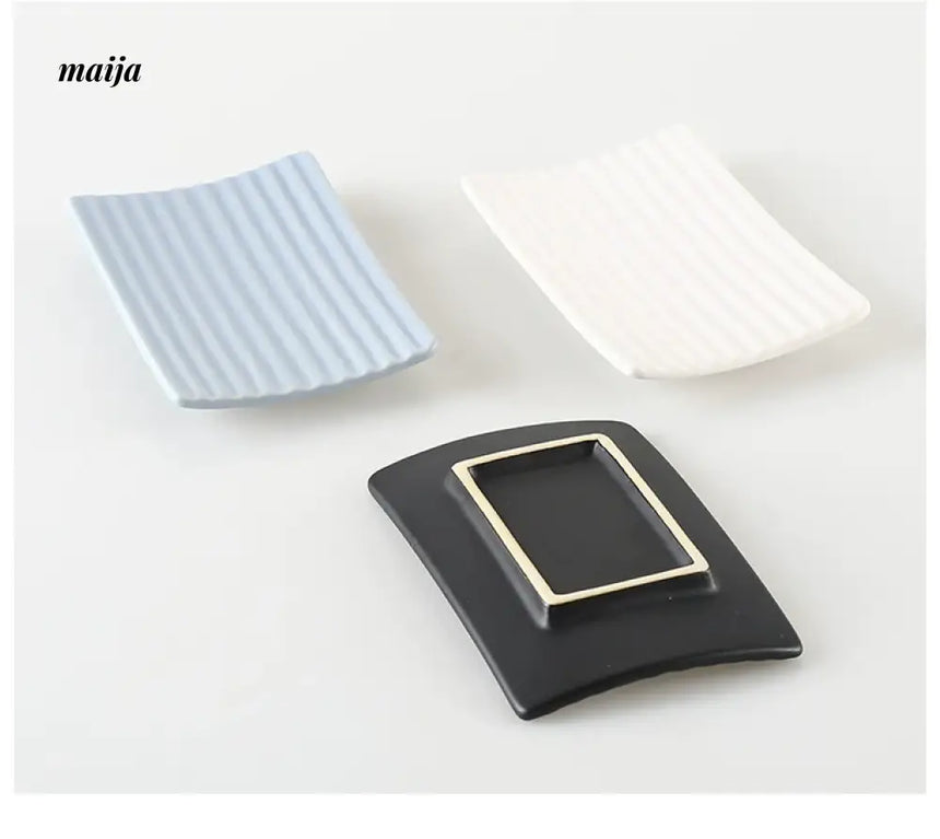 KULE HOME Ceramic Soap Holder Bath Soap Dish from KULE HOME