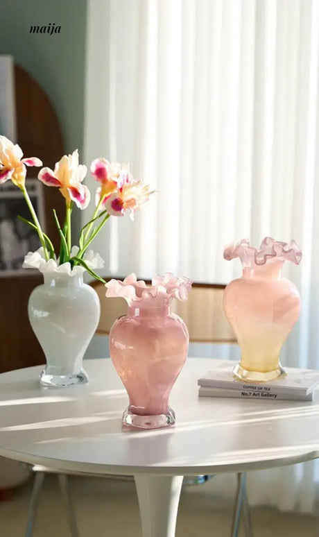 Milky Glass Vase from maija