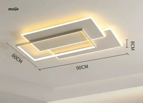 GVG Looping Rectangles Ceiling Lamp from GVG