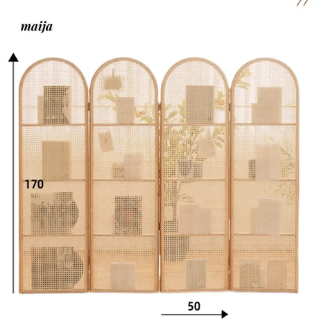 HARUNO Jaime Rattan Partition Wall from HARUNO