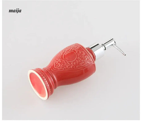 KULE HOME French Vintage Ceramic Lotion and Shower Gel Holder from KULE HOME