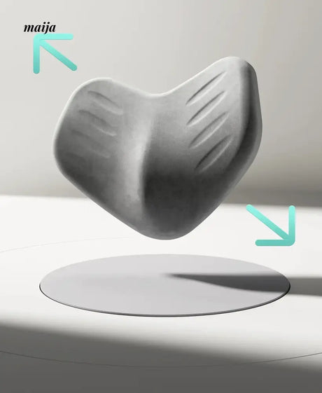 Black and White P7 Ergonomic Office Chair from Hbada
