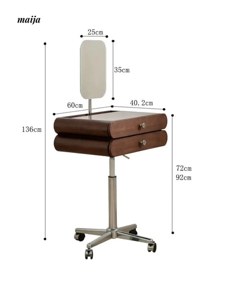 Retro Solid Wood Dressing Table from maija