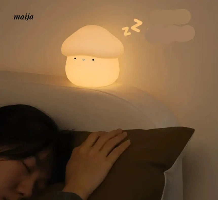 MUID Squeezy Mushroom Head Night Lamp