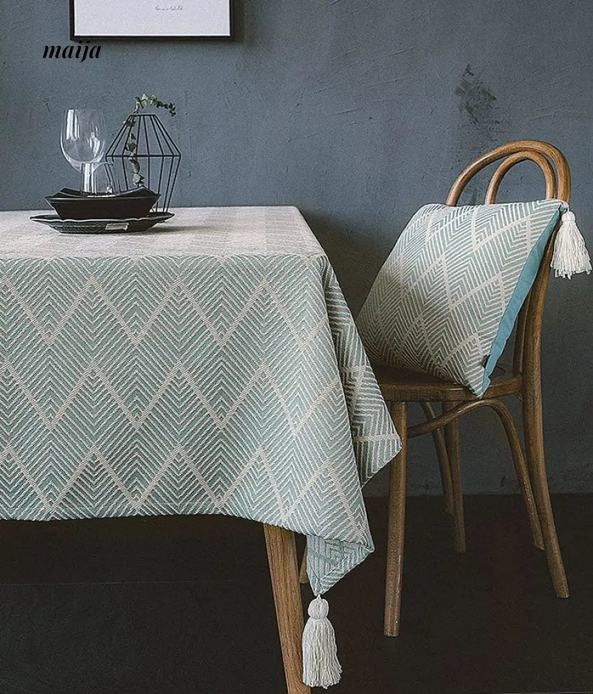 Chevron Vintage Tablecloth from maija