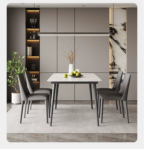 DIPU Matilda Retractable Rock Plate Dining Table from DIPU