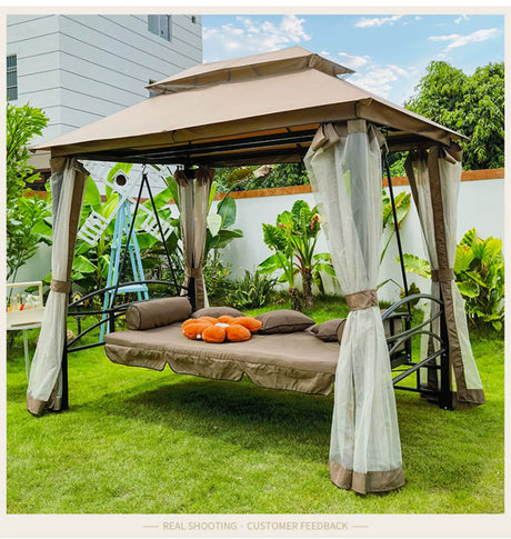 MOJIA Adalyn Hanging Swing Chair for Elegant Garden Seating from MOJIA