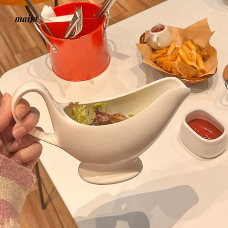 BANKE Ceramic Milk Jar and Condensed Milk Spoon from BANKE