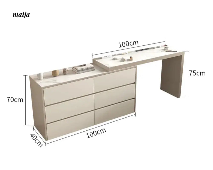 MEIHOUSE Modern Minimalist Dressing Table Bedroom Storage System from MEIHOUSE