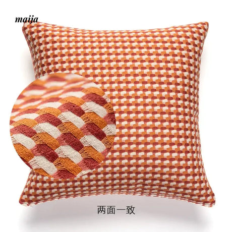 MISTYWOOD Retro Orange Pillow for Bed from MISTYWOOD