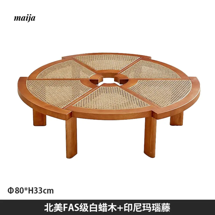19 DREAM SPACE Rattan Tea Table from 19 DREAM SPACE
