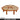 19 DREAM SPACE Rattan Tea Table from 19 DREAM SPACE