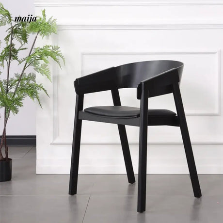 MIKA Reception Solid Wood Leisure Chair from MIKA