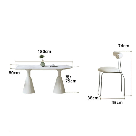 DOSMARS Oliver Nakajima Rectangular Dining Table from DOSMARS
