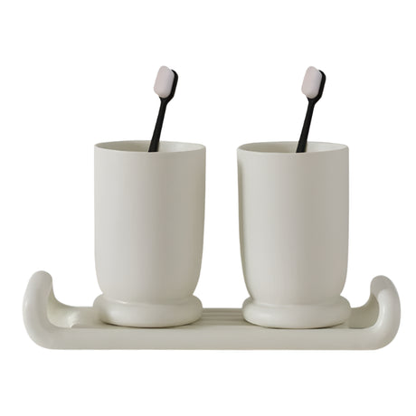LENYVASEN Celeste Ceramic Bathroom Essentials Set from LENYVASEN