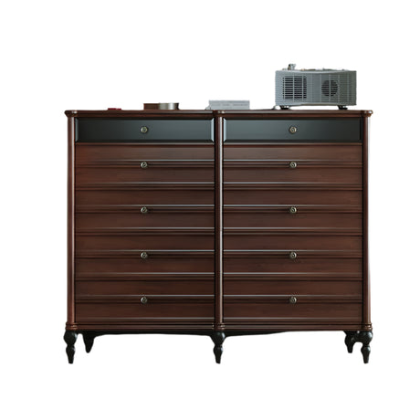 LINYUE Noelle French Solid Wood Eight-Drawer Sideboard from LINYUE