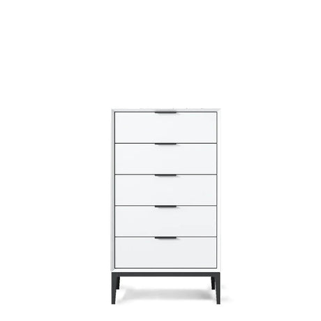 LINYUE Astrid Nordic Solid Wood Four-Drawer Retro Cabinet from LINYUE