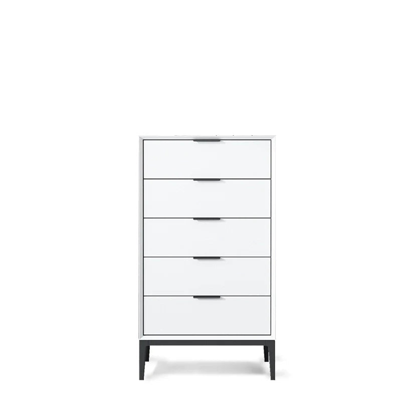 LINYUE Astrid Nordic Solid Wood Four-Drawer Retro Cabinet from LINYUE