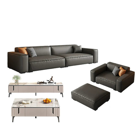 DIPU Keenan Cream Block Light Luxury Sofa from DIPU