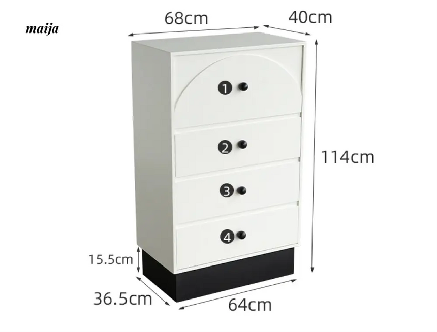 LIVINGPLUS Light Luxury Drawer Sideboard from MOSE