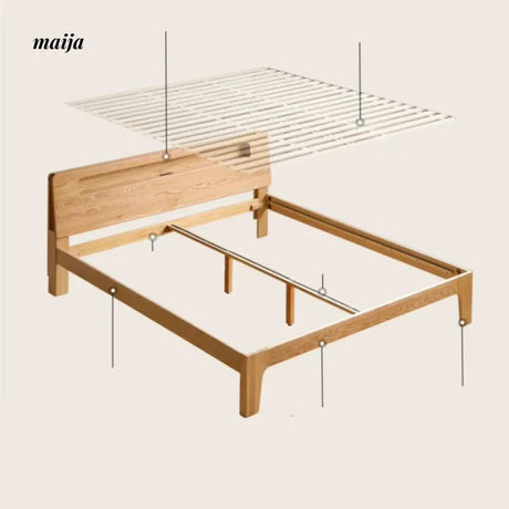 GENJI Brooklyn Solid Wood Bed from GENJI