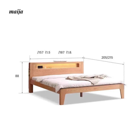 GENJI Brooklyn Solid Wood Bed from GENJI