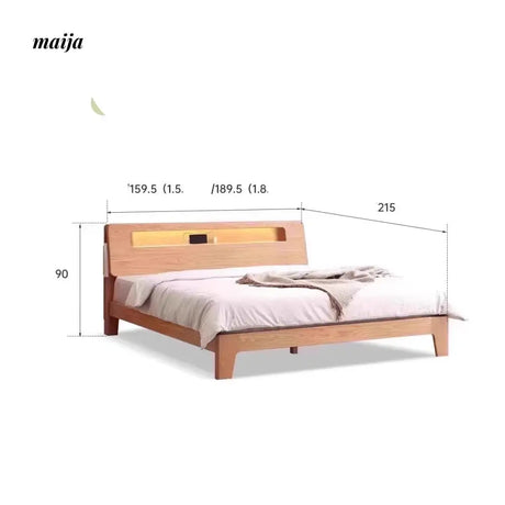 GENJI Brooklyn Solid Wood Bed from GENJI