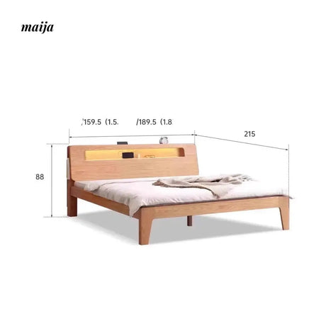 GENJI Brooklyn Solid Wood Bed from GENJI