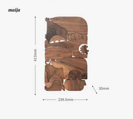 MUMO Mia Wooden Brainteaser Toy Set from MUMO