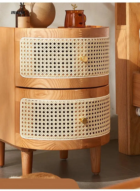 RATTAN CRAFTSMAN Bedside Rattan Cabinet from RATTAN CRAFTSMAN