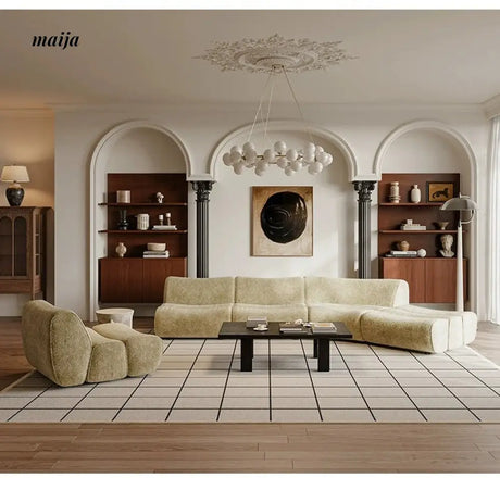 SMALL HIBISCUS Bamboo Modular Sofa from SMALL HIBISCUS