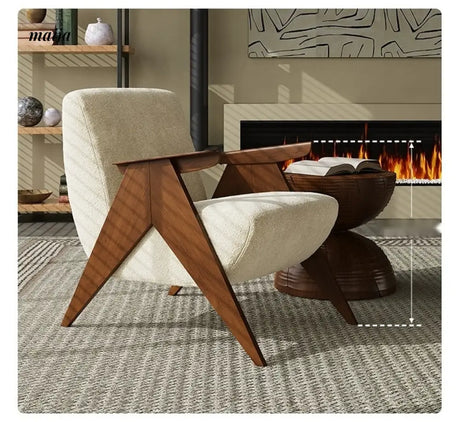 SMALL HIBISCUS Ash Wood Designer Chair from SMALL HIBISCUS