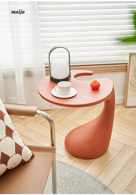 LOWERLEFT Modern Corner Side Table from Lower Left