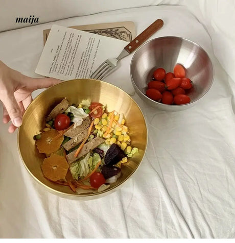 BANKE Stainless Steel Big Tableware Metal Fruit Home Use from BANKE