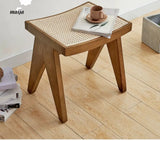 19 DREAM SPACE Japanese Entryway Shoe Stool from 19 DREAM SPACE