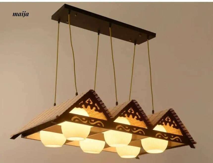 ZHONGSHAN Retro Ceiling Lamp with Bamboo Light from ZHONGSHAN