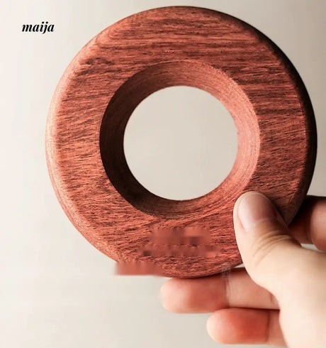 JOTO Handcrafted Coffee Filter Cup Solid Wood V60 Pink from MOSE