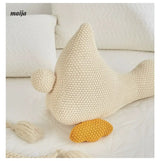 MAN YUE HOME Duck-Themed Cartoon Sofa Pillow for Bed Use from MAN YUE HOME