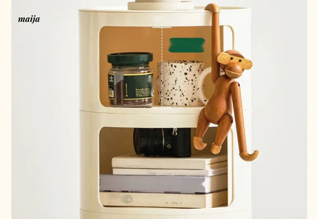 PUMPKIN BOX Round Minimalist Bedside Table from PUMPKIN BOX