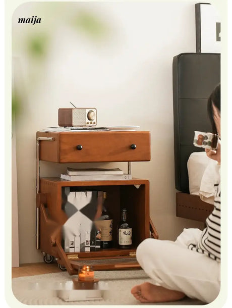 OCC Japanese Solid Wood Bedside Cabinet from OCC