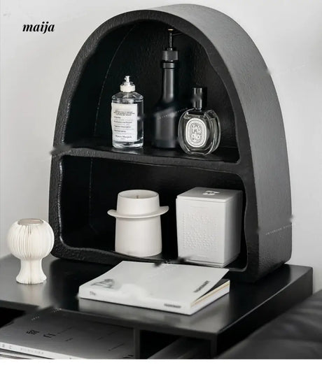 LIVINGPLUS Nordic White Arch Wall Cabinet from LIVINGPLUS