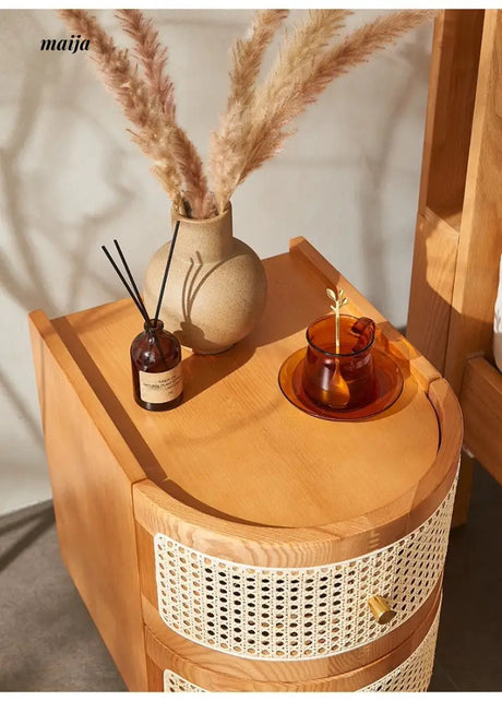 RATTAN CRAFTSMAN Bedside Rattan Cabinet from RATTAN CRAFTSMAN