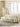SMALL HIBISCUS Cream Wavy Cloth Sofa Beauty Salon from SMALL HIBISCUS