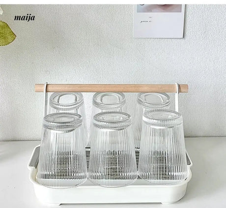 BANKE Glossy Glass Holder Storage Drying Rack from BANKE