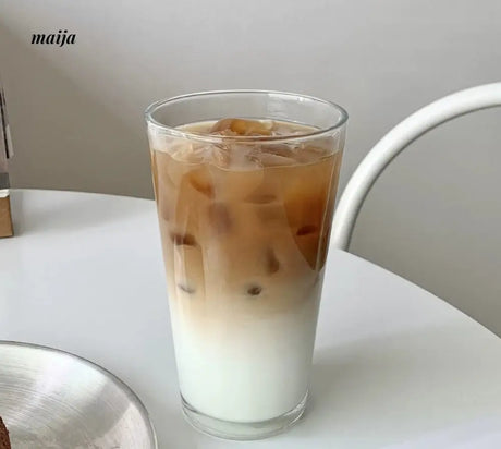 BANKE Straw Glass Milk Coffee Drinking Cup from BANKE