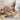 JANE FINA Cream Velvet Fabric Bed from JANE FINA
