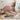 JANE FINA Cream Velvet Fabric Bed from JANE FINA