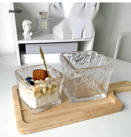BANKE Large Capacity Breakfast Glass Ice Cream Cup from BANKE