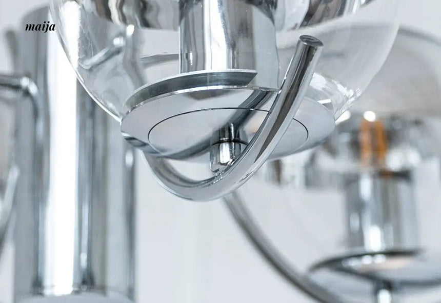 LYNN Space Age Glass Chandelier from Lynn's Lamp