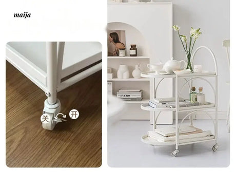 LIVINGPLUS Multi-Layer Snack Storage Cart from LIVINGPLUS